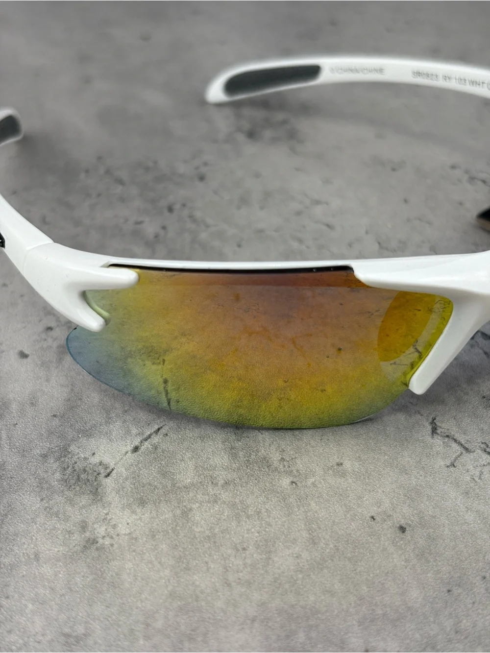Rawlings Youth RY 103 White Orange MIR Sunglasses 100% UVA UVB New